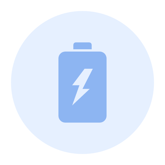 电池保养闹钟 Logo